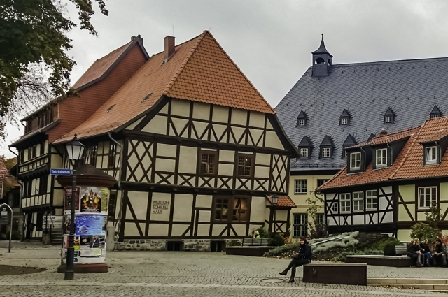 Das Museum „Schiefes Haus“ in der Klintgasse 5